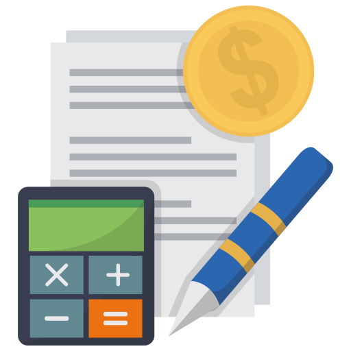 Bookkeeping ledger and financial records