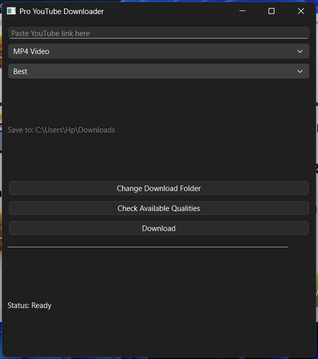 YouTube Downloader screenshot