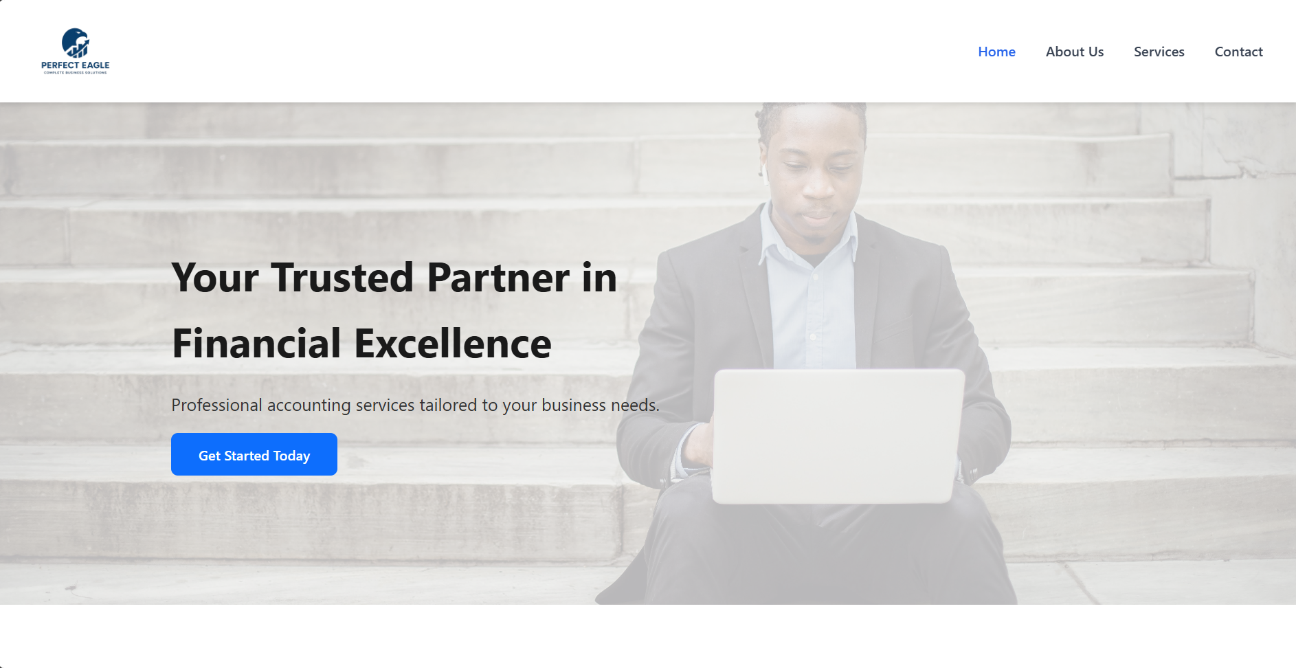 Accounting Website screenshot